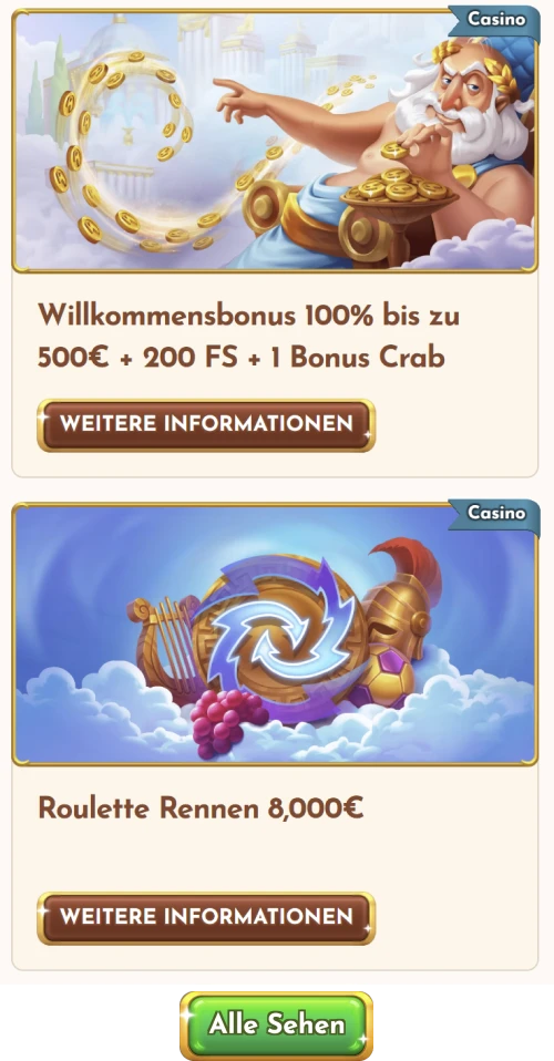Bethall Casino Bonusse